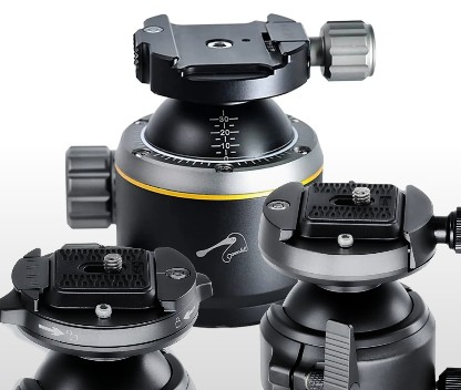 本格派ボールヘッド - 滑らかな動きと確実な固定性を実現する高品質カメラアクセサリー